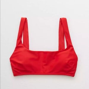 Aerie - Wide Strap Scoop Bikini Top - Size Small